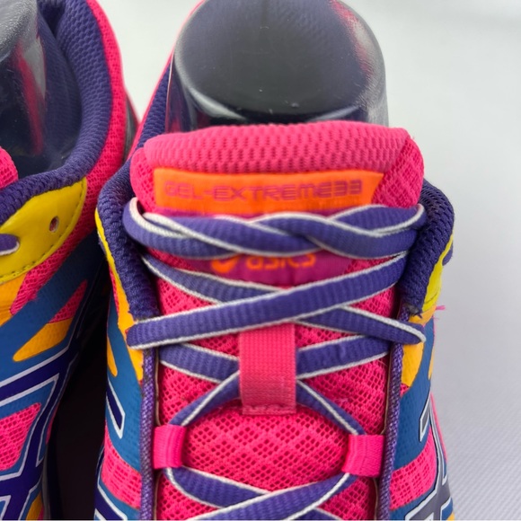 Asics Women's Gel Extreme 33 T2H9N Multicolor Running Shoes Sneakers Size 9 - Picture 8 of 11